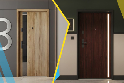 Drzwi wejściowe do mieszkań z dobrą izolacją termiczną
